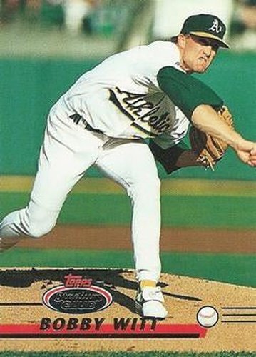 #150 Bobby Witt - Oakland Athletics - 1993 Stadium Club Baseball