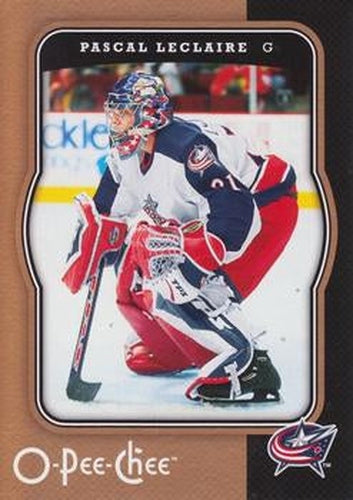 #150 Pascal Leclaire - Columbus Blue Jackets - 2007-08 O-Pee-Chee Hockey