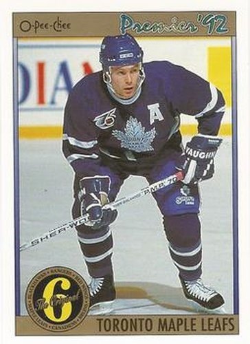#151 Bob Rouse - Toronto Maple Leafs - 1991-92 O-Pee-Chee Premier Hockey