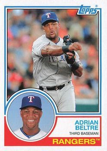 #151 Adrian Beltre - Texas Rangers - 2021 Topps Archives Baseball