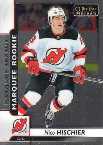 #151 Nico Hischier - New Jersey Devils - 2017-18 O-Pee-Chee Platinum Hockey