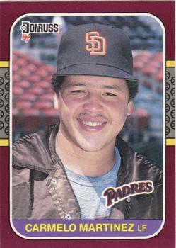 #151 Carmelo Martinez - San Diego Padres - 1987 Donruss Opening Day Baseball