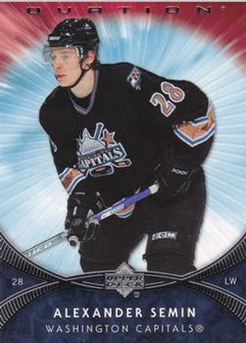#151 Alexander Semin - Alexander Semin - 2007-08 Upper Deck Ovation Hockey