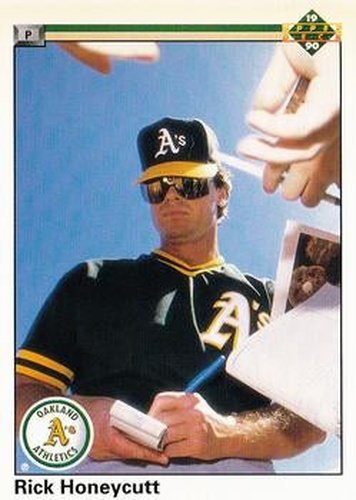 #151 Rick Honeycutt - Oakland Athletics - 1990 Upper Deck Baseball