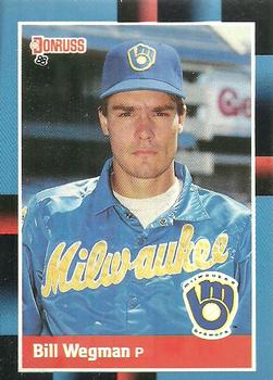 #151 Bill Wegman - Milwaukee Brewers - 1988 Donruss Baseball