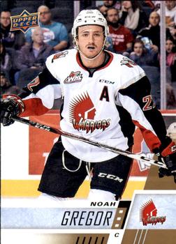 #151 Noah Gregor - Moose Jaw Warriors - 2017-18 Upper Deck CHL Hockey