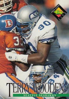 #151 Terry Wooden - Seattle Seahawks - 1994 Pro Line Live Football