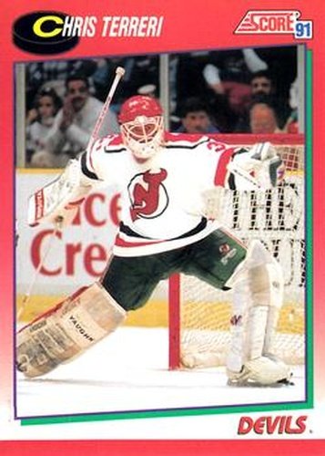 #151 Chris Terreri - New Jersey Devils - 1991-92 Score Canadian Hockey