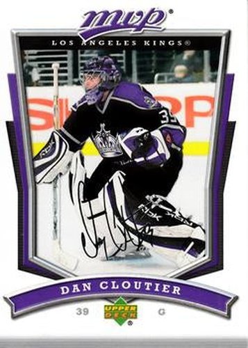 #151 Dan Cloutier - Los Angeles Kings - 2007-08 Upper Deck MVP Hockey