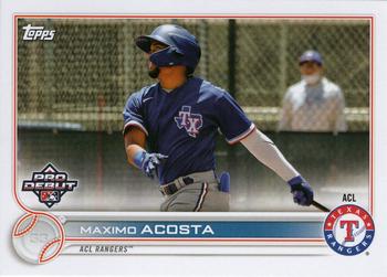 #PD-151 Maximo Acosta - ACL Rangers - 2022 Topps Pro Debut Baseball