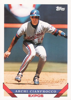 #151 Archi Cianfrocco - Montreal Expos - 1993 Topps Baseball