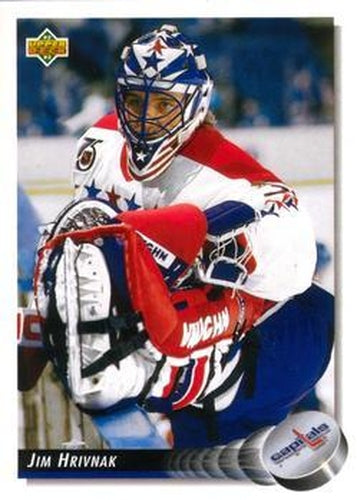 #151 Jim Hrivnak - Washington Capitals - 1992-93 Upper Deck Hockey