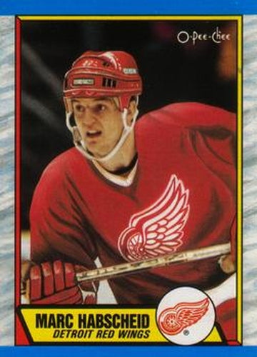 #151 Marc Habscheid - Detroit Red Wings - 1989-90 O-Pee-Chee Hockey