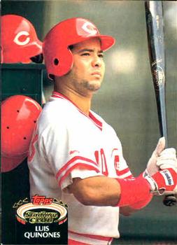 #151 Luis Quinones - Cincinnati Reds - 1992 Stadium Club Baseball