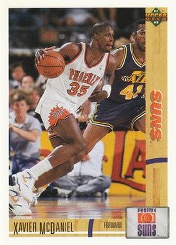 #151 Xavier McDaniel - Phoenix Suns - 1991-92 Upper Deck Basketball