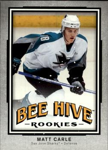 #151 Matt Carle - San Jose Sharks - 2006-07 Upper Deck Beehive Hockey