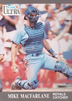 #151 Mike Macfarlane - Kansas City Royals - 1991 Ultra Baseball