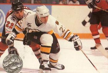 #151 Steve Leach - Boston Bruins - 1991-92 Pro Set Platinum Hockey