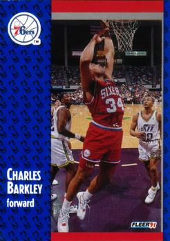 #151 Charles Barkley - Philadelphia 76ers - 1991-92 Fleer Basketball