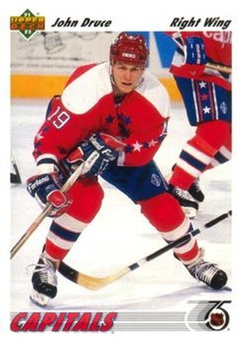 #151 John Druce - Washington Capitals - 1991-92 Upper Deck Hockey