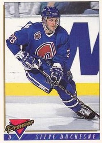 #151 Steve Duchesne - Quebec Nordiques - 1993-94 Topps Premier Hockey