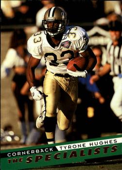 #151 Tyrone Hughes - New Orleans Saints - 1995 SkyBox Impact Football
