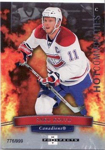 #151 Saku Koivu - Montreal Canadiens - 2007-08 Fleer Hot Prospects Hockey