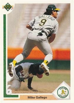 #151 Mike Gallego - Oakland Athletics - 1991 Upper Deck Baseball