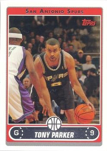 #151 Tony Parker - San Antonio Spurs - 2006-07 Topps Basketball