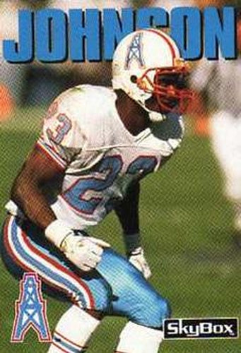 #151 Richard Johnson - Houston Oilers - 1992 SkyBox Impact Football