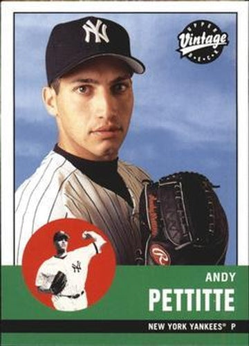 #151 Andy Pettitte - New York Yankees - 2001 Upper Deck Vintage Baseball
