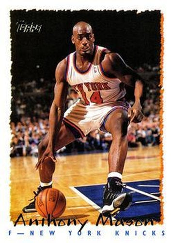 #151 Anthony Mason - New York Knicks - 1994-95 Topps Basketball