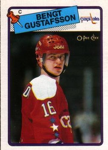 #151 Bengt Gustafsson - Washington Capitals - 1988-89 O-Pee-Chee Hockey