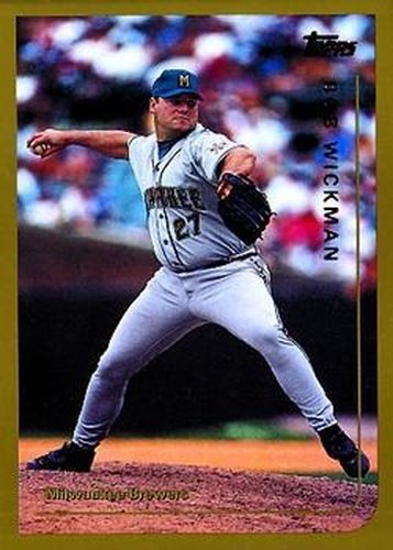 #151 Bob Wickman - Milwaukee Brewers - 1999 Topps Baseball