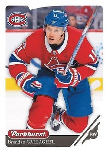 #151 Brendan Gallagher - Montreal Canadiens - 2018-19 Parkhurst Hockey