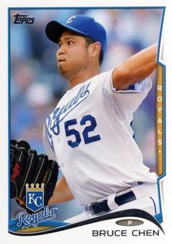 #151 Bruce Chen - Kansas City Royals - 2014 Topps Baseball