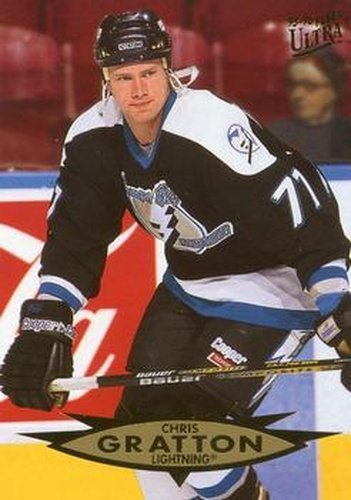 #151 Chris Gratton - Tampa Bay Lightning - 1995-96 Ultra Hockey