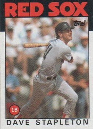 #151 Dave Stapleton - Boston Red Sox - 1986 Topps Baseball