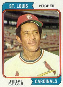 #151 Diego Segui - St. Louis Cardinals - 1974 Topps Baseball