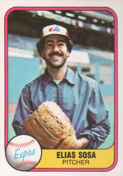 #151 Elias Sosa - Montreal Expos - 1981 Fleer Baseball