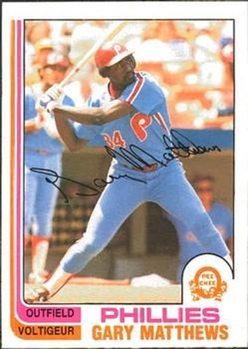 #151 Gary Matthews - Philadelphia Phillies - 1982 O-Pee-Chee Baseball