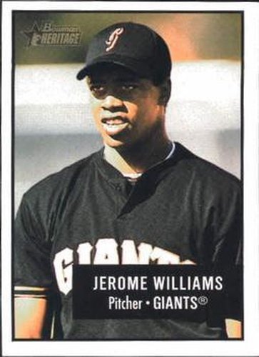 #151 Jerome Williams - San Francisco Giants - 2003 Bowman Heritage Baseball