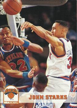 #151 John Starks - New York Knicks - 1993-94 Hoops Basketball