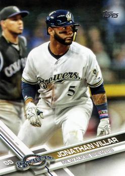 #151 Jonathan Villar - Milwaukee Brewers - 2017 Topps Baseball