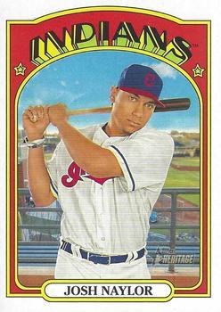 #151 Josh Naylor - Cleveland Indians - 2021 Topps Heritage Baseball