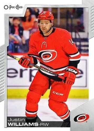 #151 Justin Williams - Carolina Hurricanes - 2020-21 O-Pee-Chee Hockey