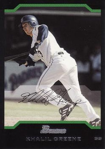 #151 Khalil Greene - San Diego Padres - 2004 Bowman Baseball