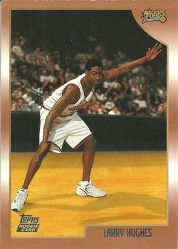 #151 Larry Hughes - Philadelphia 76ers - 1998-99 Topps Basketball