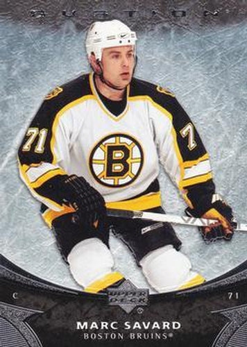 #151 Marc Savard - Boston Bruins - 2006-07 Upper Deck Ovation Hockey