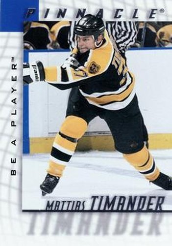 #151 Mattias Timander - Boston Bruins - 1997-98 Pinnacle Be a Player Hockey